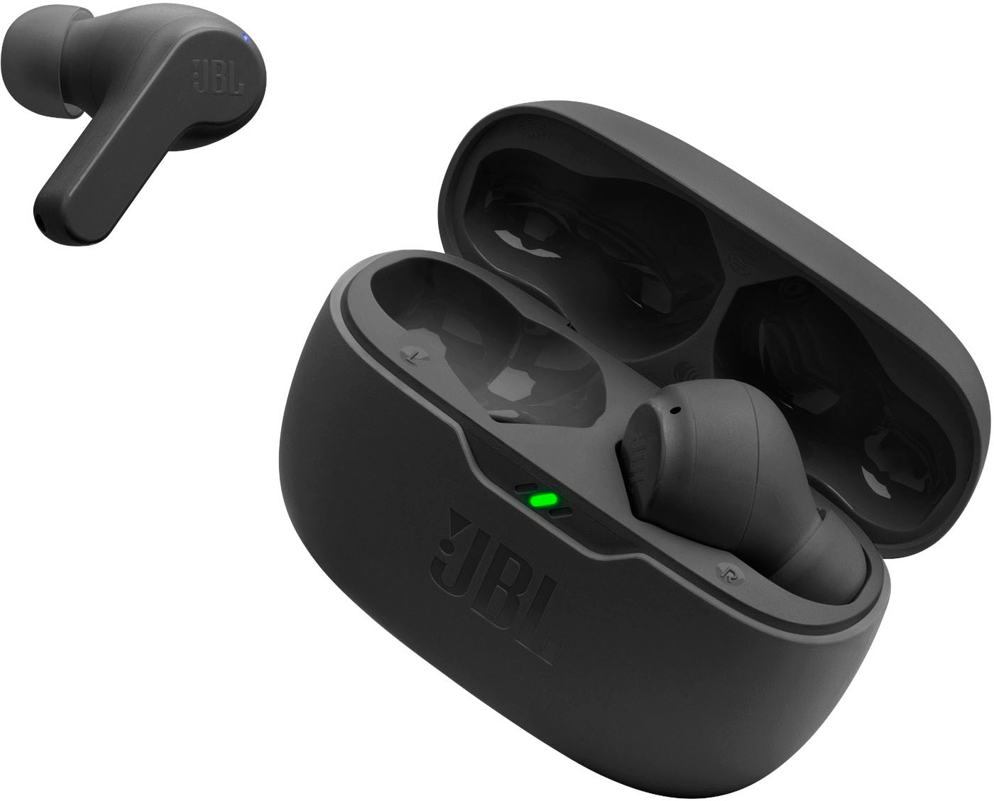 Audifonos Bluetooth JBL Vibe Beam True Wireless Earphones - Negro.