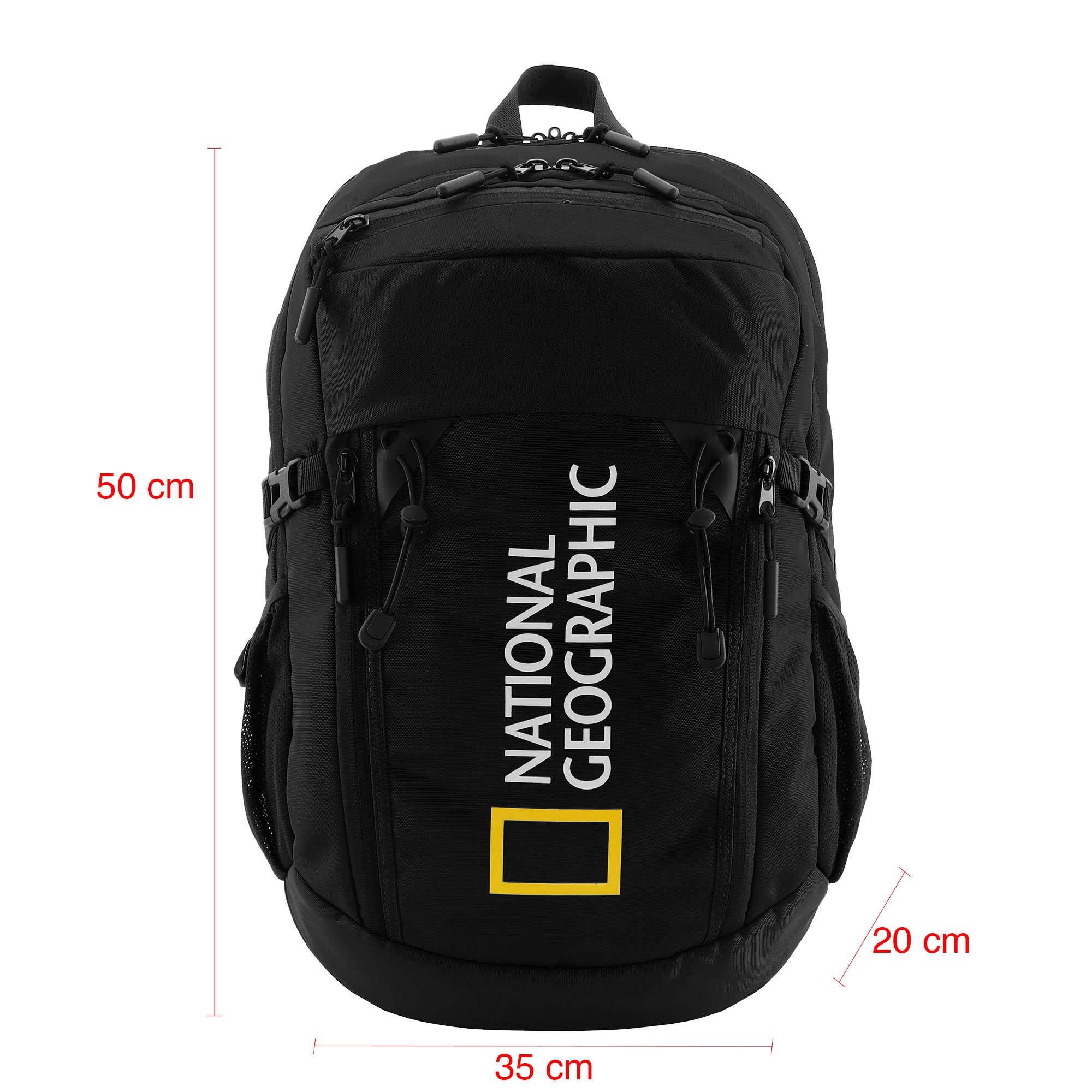 Mochila Nat Geo N21080.06, BOX CANYON 35 L, negro.