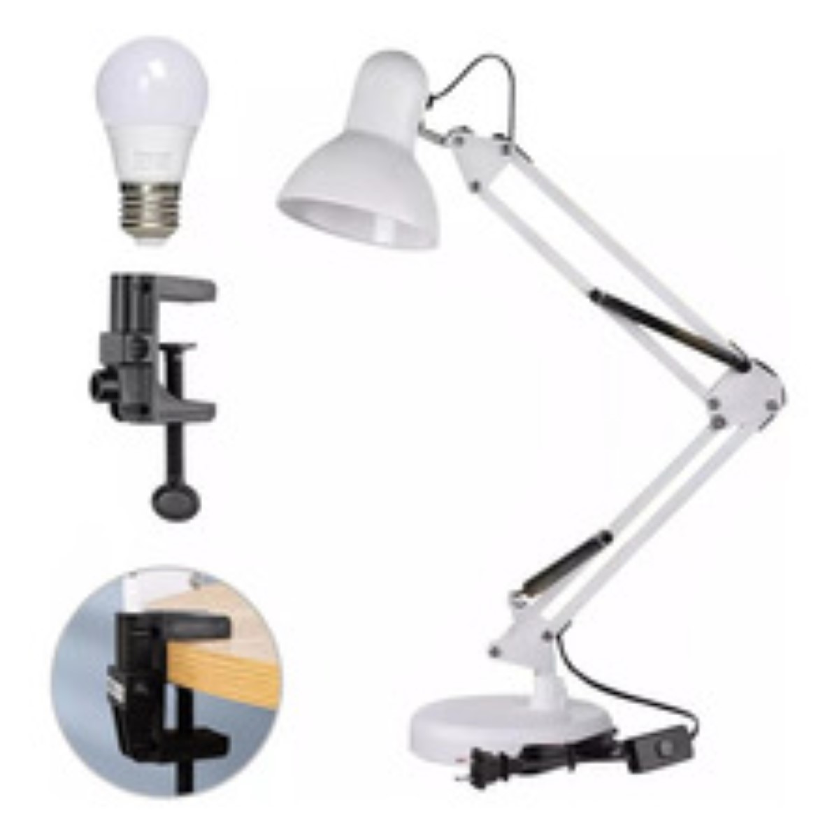 N/C Lámpara De Escritorio Con Abrazadera, USB LED Clip
