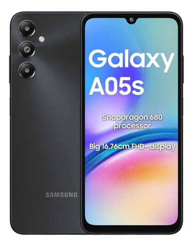 Samsung Galaxy A05s Dual SIM 128 GB negro 4 GB RAM.