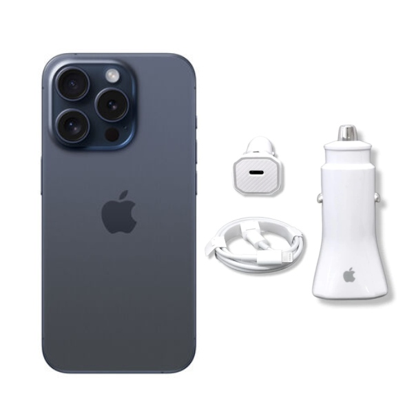  Apple iPhone 15 Pro Max REACONDICIONADO E SIM COLOR AZUL 256GB Y 8GB RAM. 