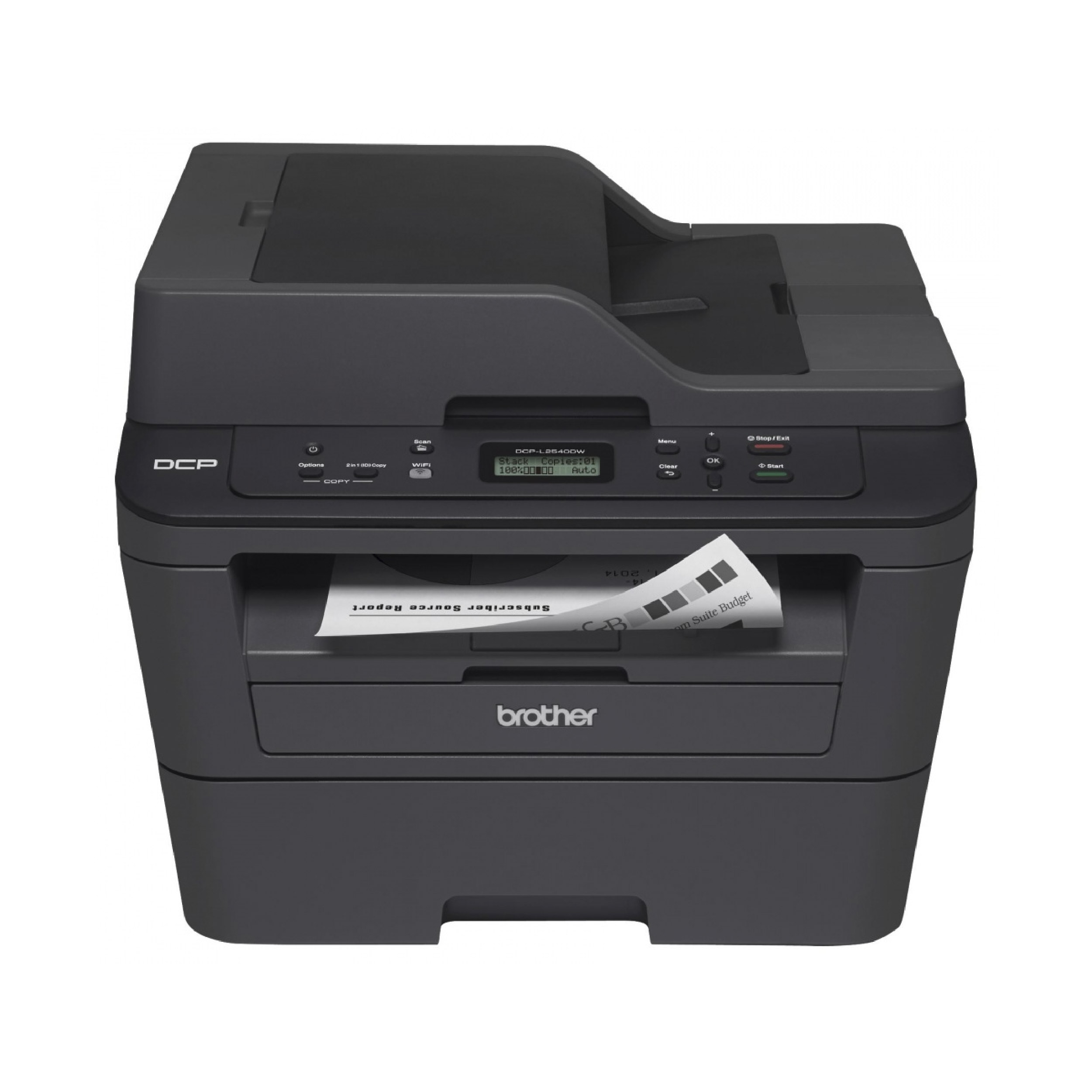 Multifuncional Brother DCPL2540DW Mono Láser .