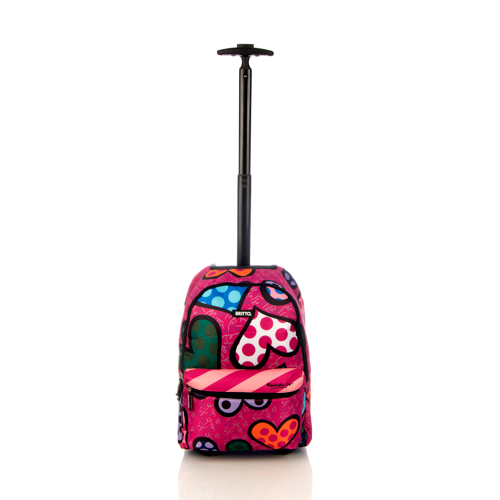 Mochila con Ruedas Romero Britto "Heart".