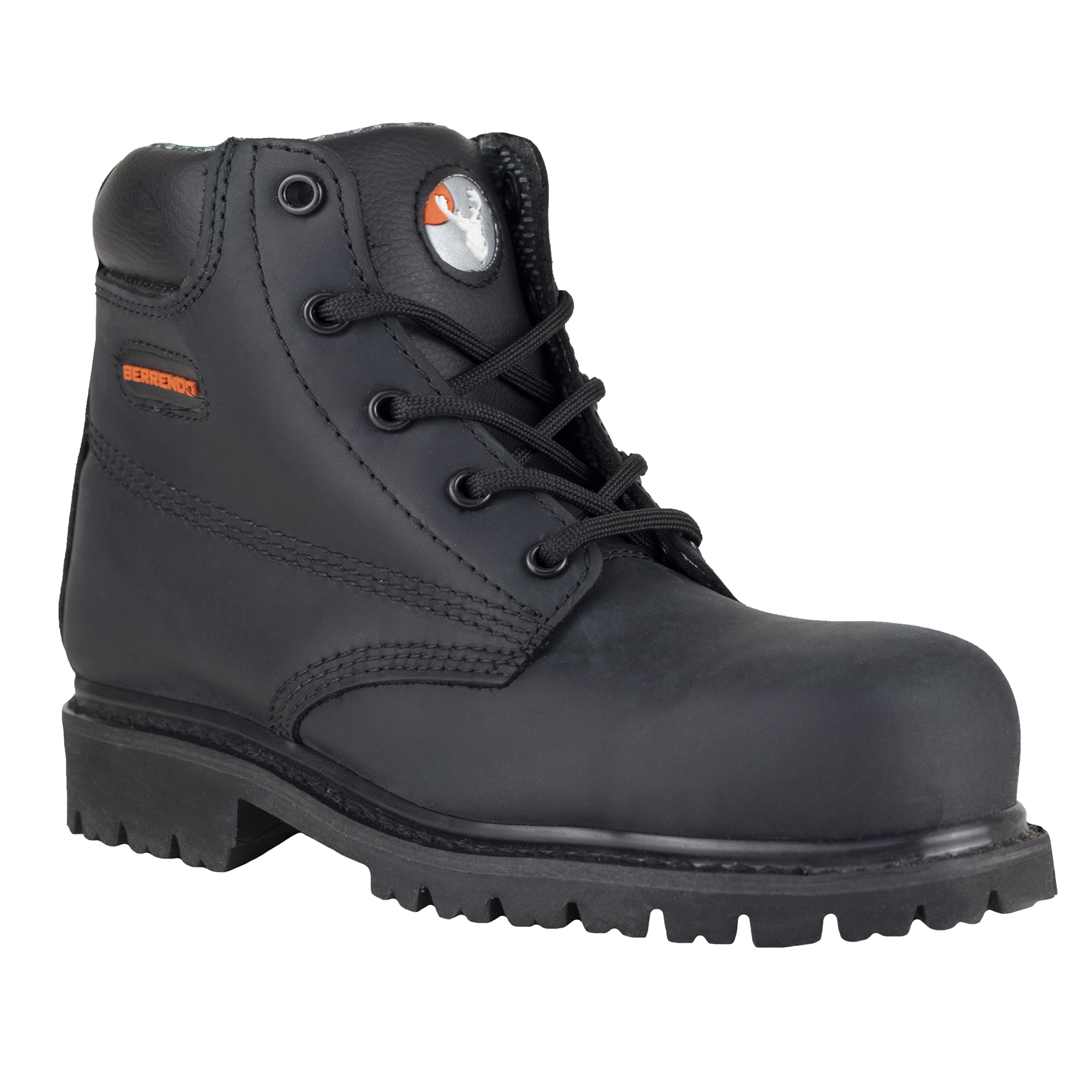 Botas Industrial Dielectrica Casco Hombre Berrendo 154 Negro.