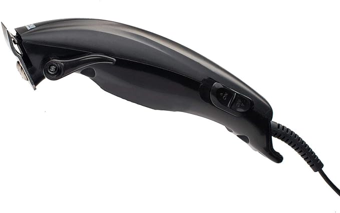 A Maquina para cortar cabello- Timco HCV-505 Kit de Peluquería para Corte de Cabello Doméstico, Máquina de Corte con Motor Potente (4 peines de corte intercambiables), Negro.