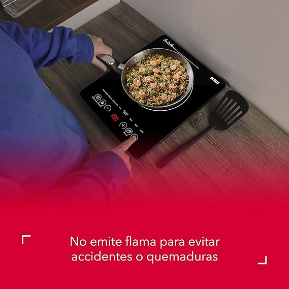 RCA Parrilla de Inducción de Cristal Templado (1 Quemador) RC-12A3.