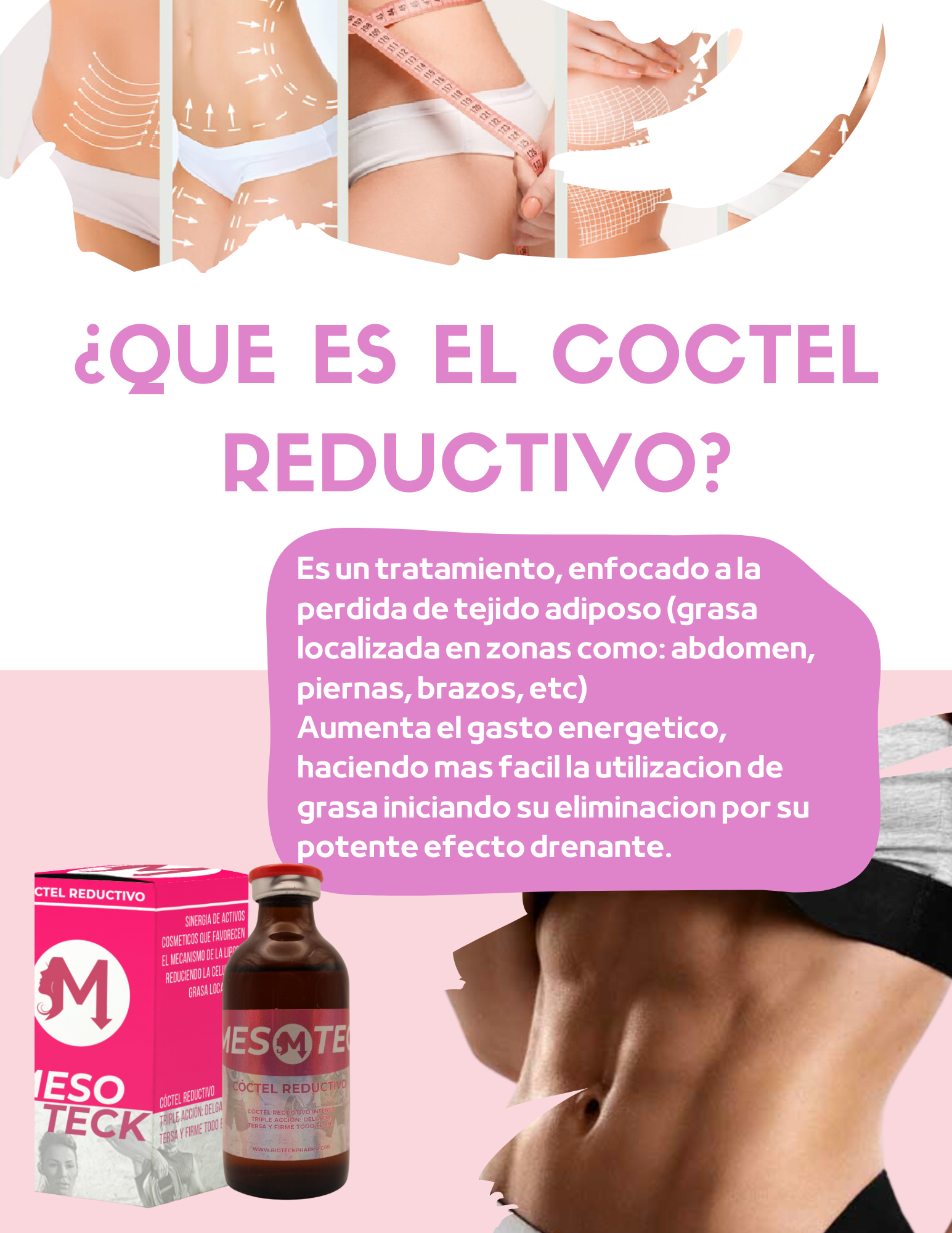  BIOTECKPHARMA| Mesoterapia Coctel Reductivo Extremo 50ml