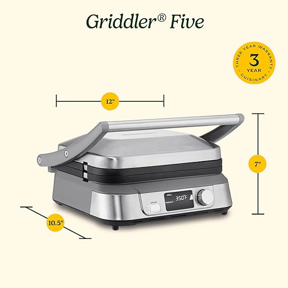 Cuisinart GR-5 Grill Press Digital.