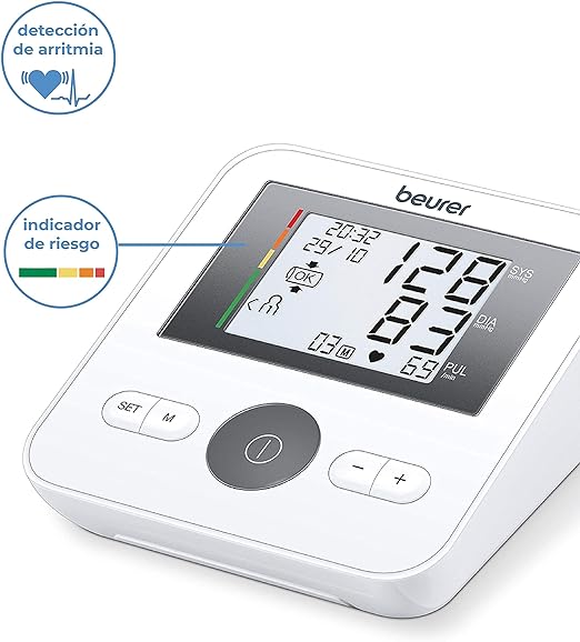 A Beurer BM 27, Medidor Digital de presión arterial y de pulso para brazo y muñeca.