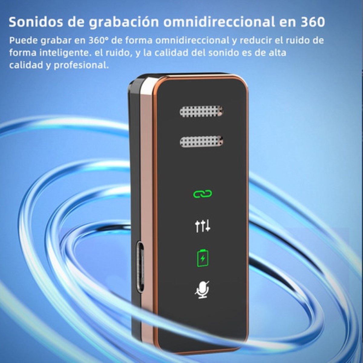"Micrófono Inalámbrico Lavalier Axnen S18 Para iPhone/android Negro/Blanco "