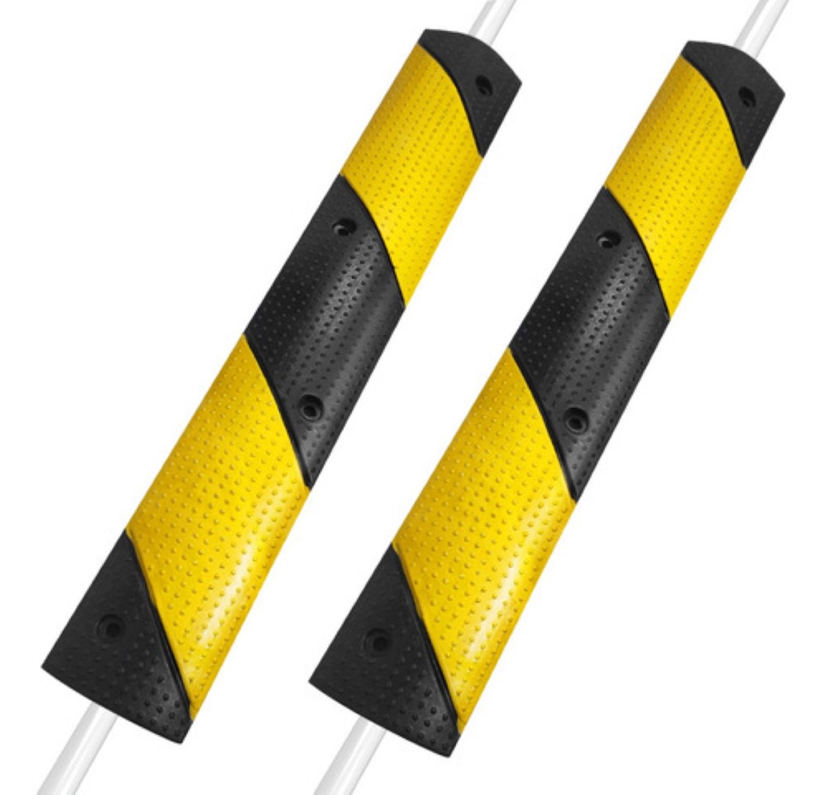 "Canal De Protección De Cables 1 Metro 2pcs amarillo negro "
