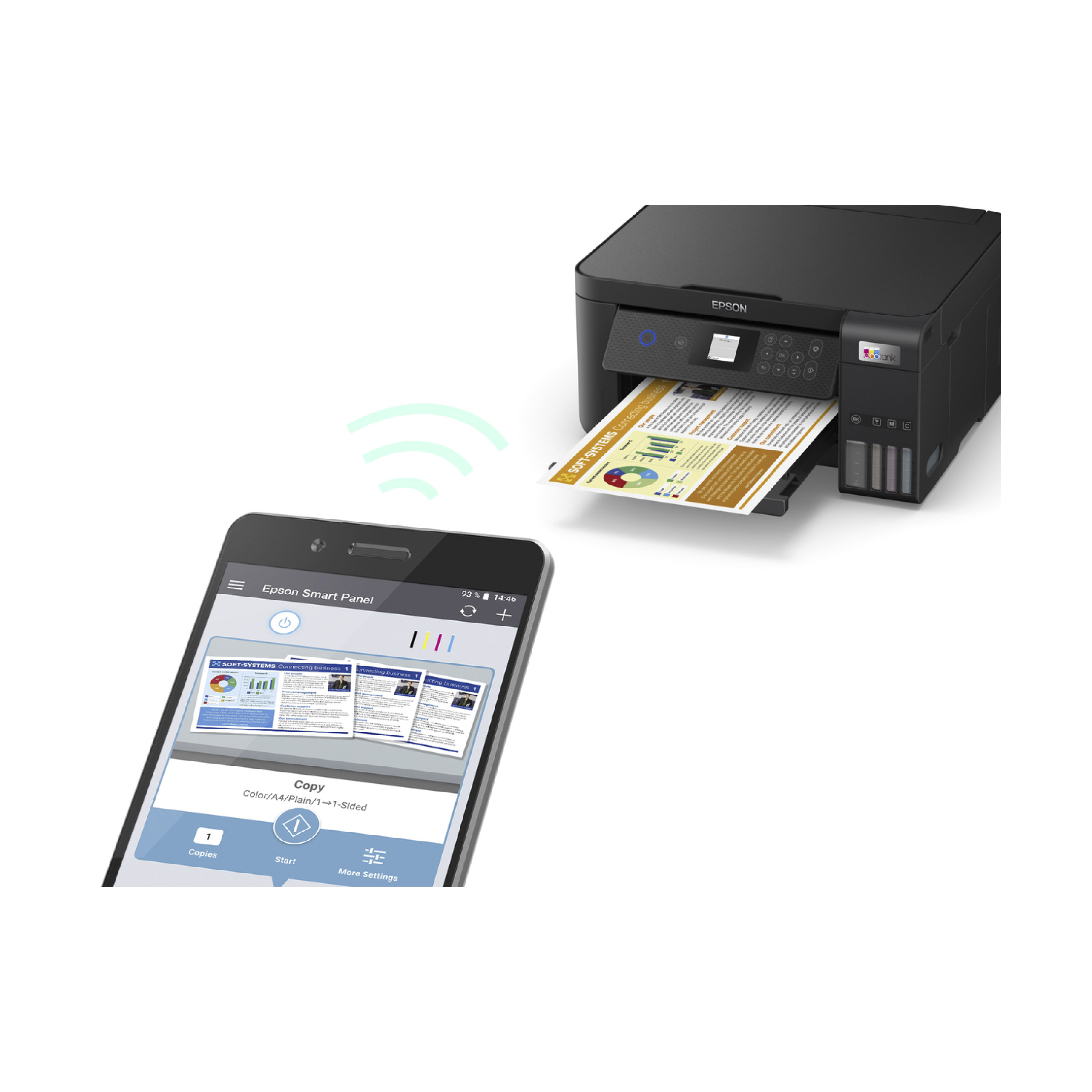 Impresora multifuncional 3 en 1 Epson EcoTank L4260 