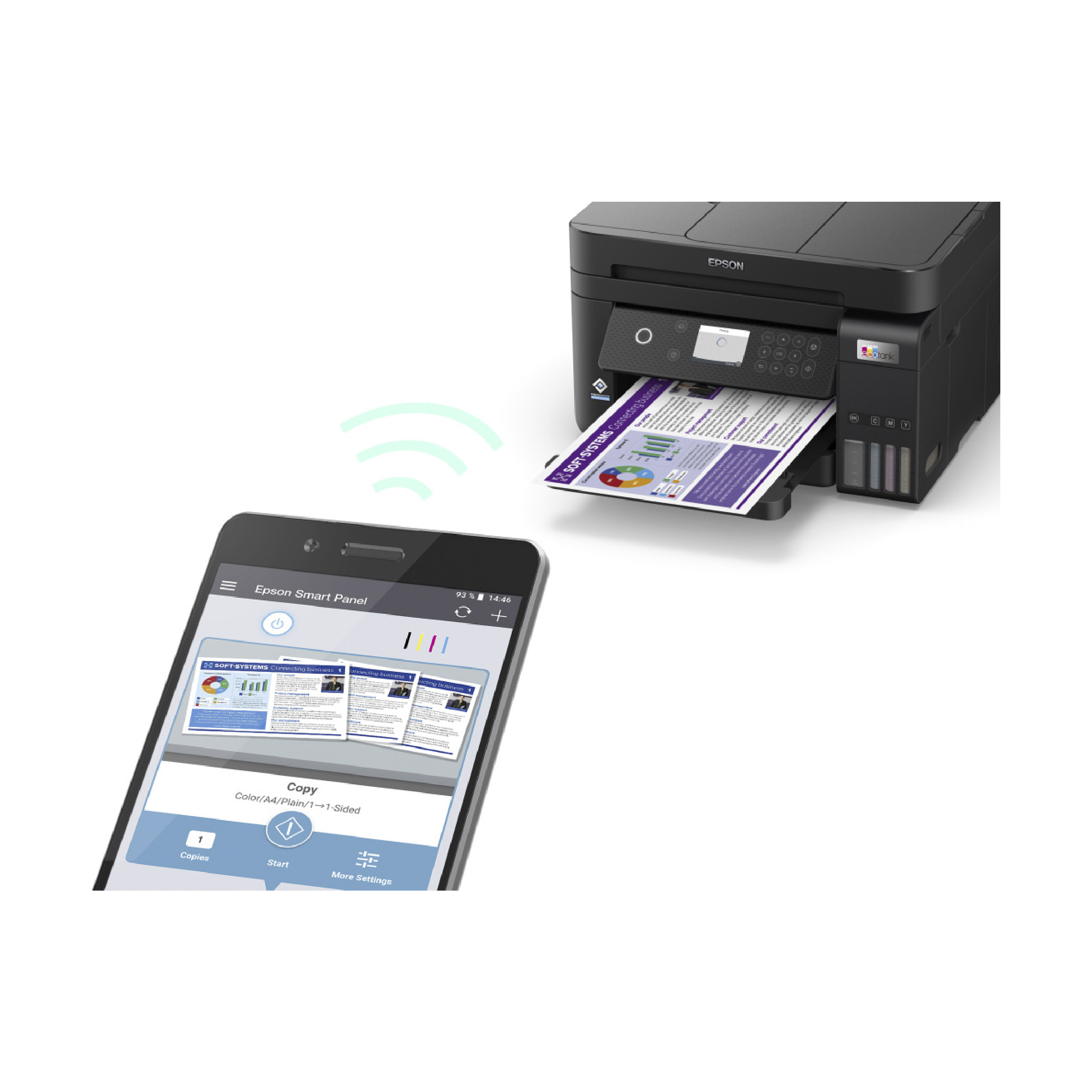Impresora multifuncional 3 en 1 Epson EcoTank L6270