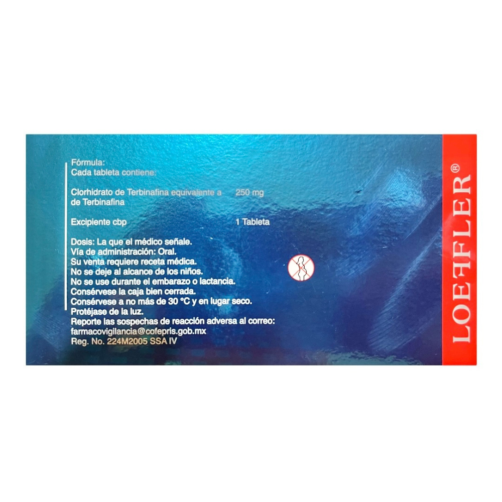 Tratamiento Medicamento Antimicótico Hongos Pie de Atleta Erbitrax-T Terbinafina 2 Cajas con 28 Pastillas c/u.