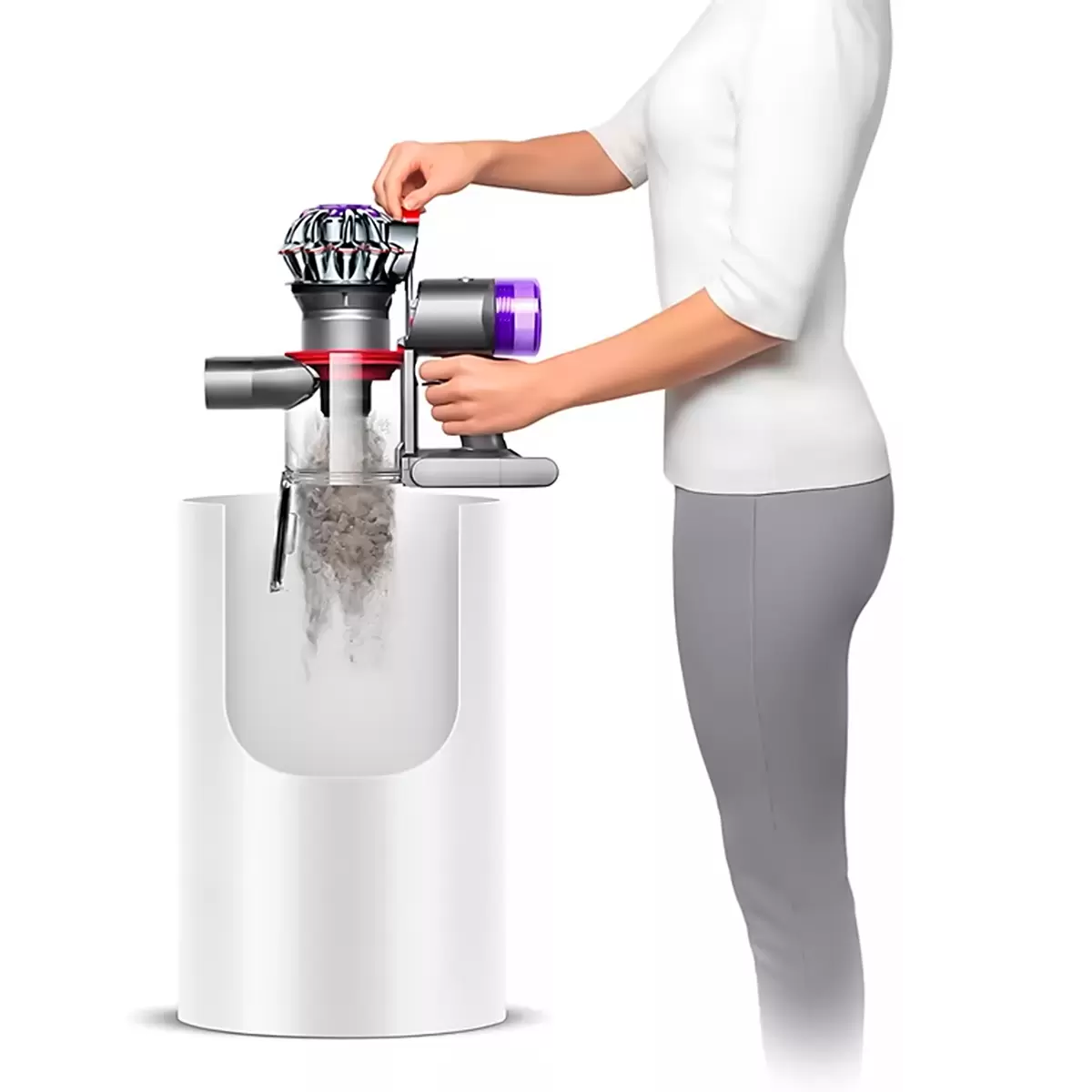 Aspiradora Sin Cable Dyson V8 Origin Extra Níquel/azul.