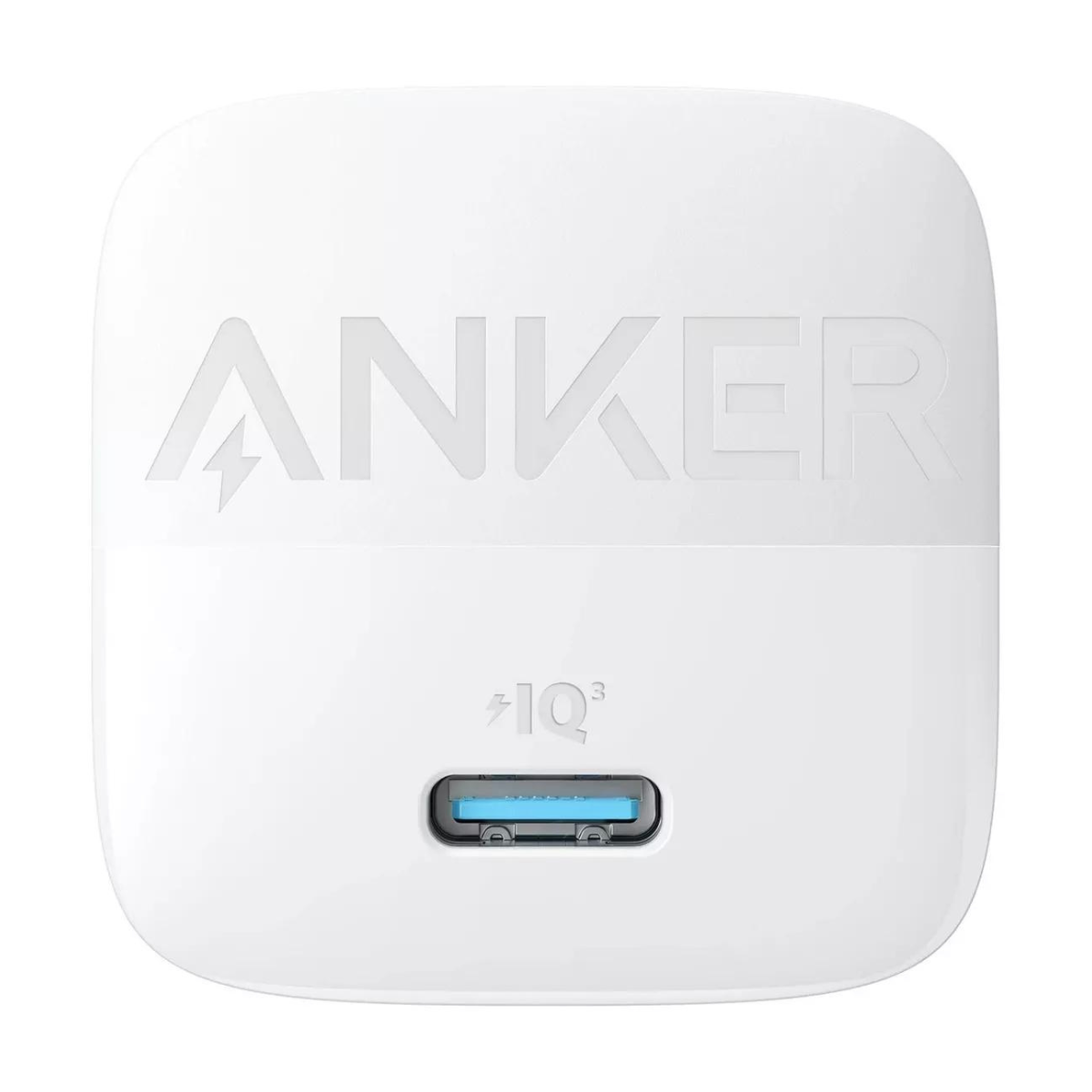 Cargador USB C 30W PD Anker 313 patas plegables.