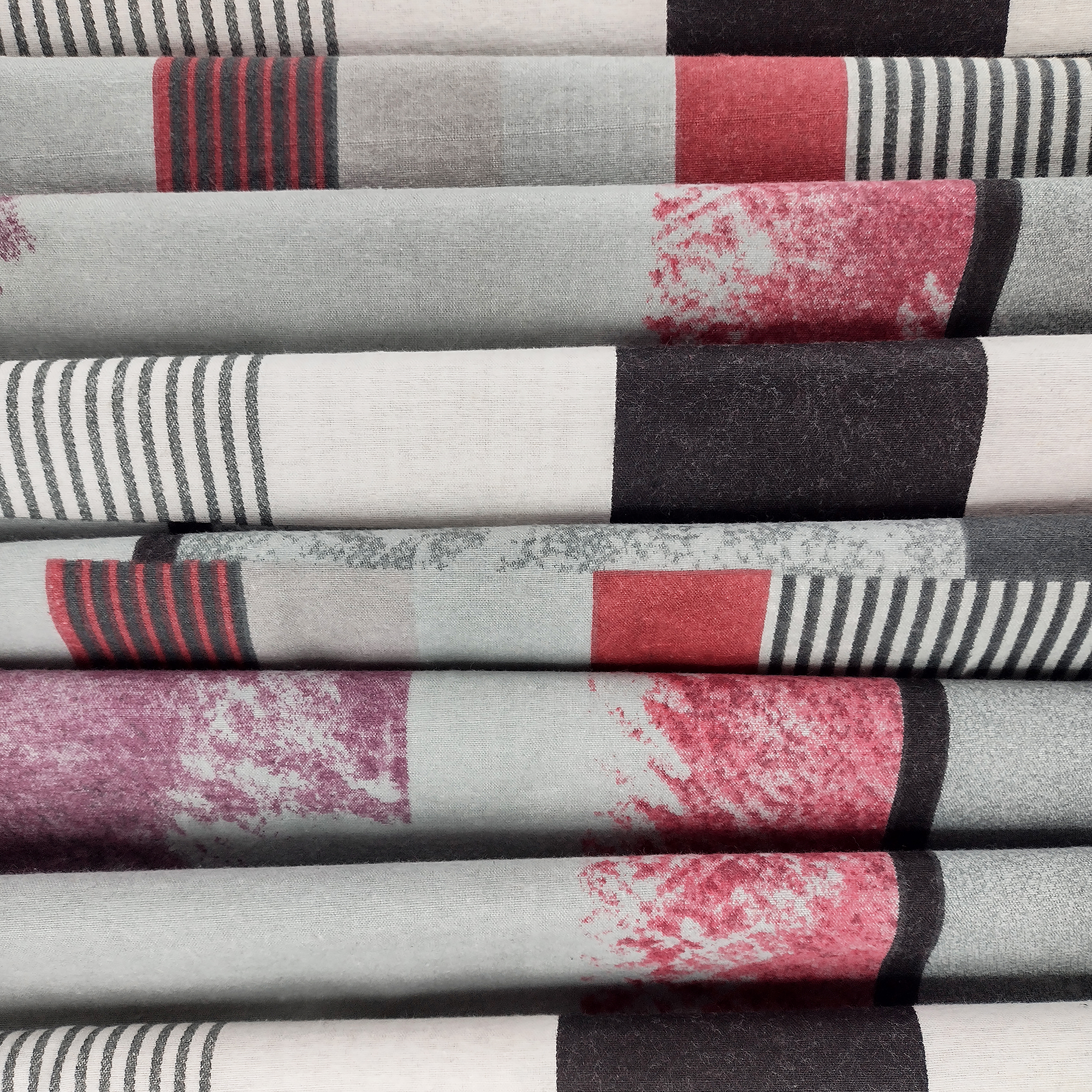 Sábana De Franela King Size Estampado - Labirint Algodón 100% - Tacto Suave.
