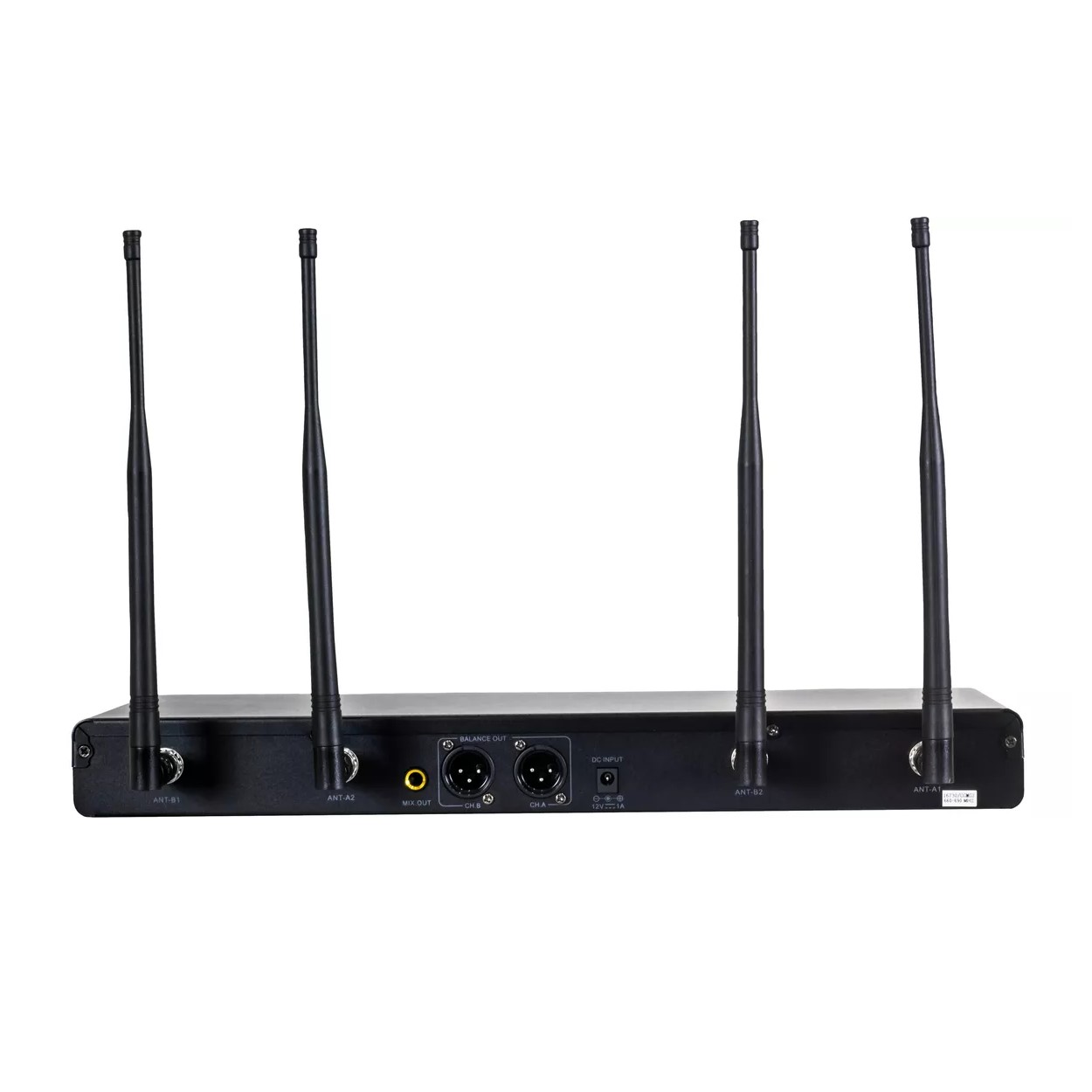 Micrófono Inalámbrico KRIEG KD-632 Doble D/mano 660-690 Mhz.