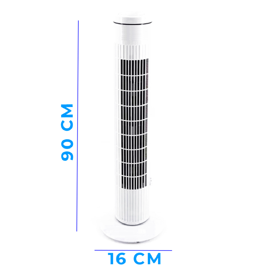 Ventilador Torre de 73cm Potente y Silencioso.