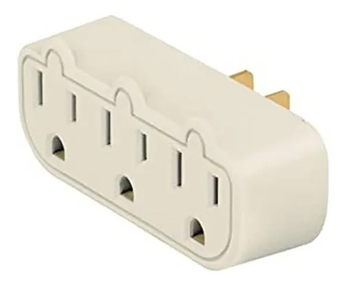 Multicontacto Triple Aterrizado Barra A Granel Volteck 47199