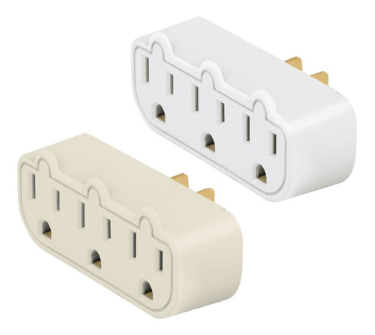Multicontacto Triple Aterrizado Barra A Granel Volteck 47199