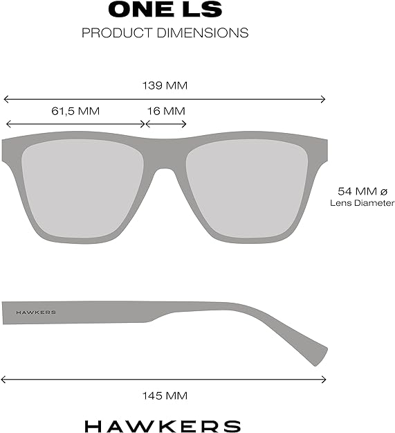 HAWKERS Lentes de Sol ONE LS para hombre y mujer.