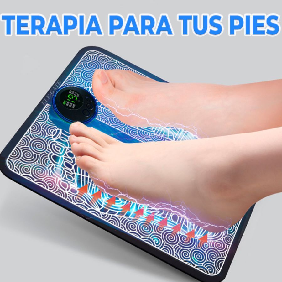 Masajeador Estimulador De Pies Eléctrico Recargable Usb Alfombrilla.
