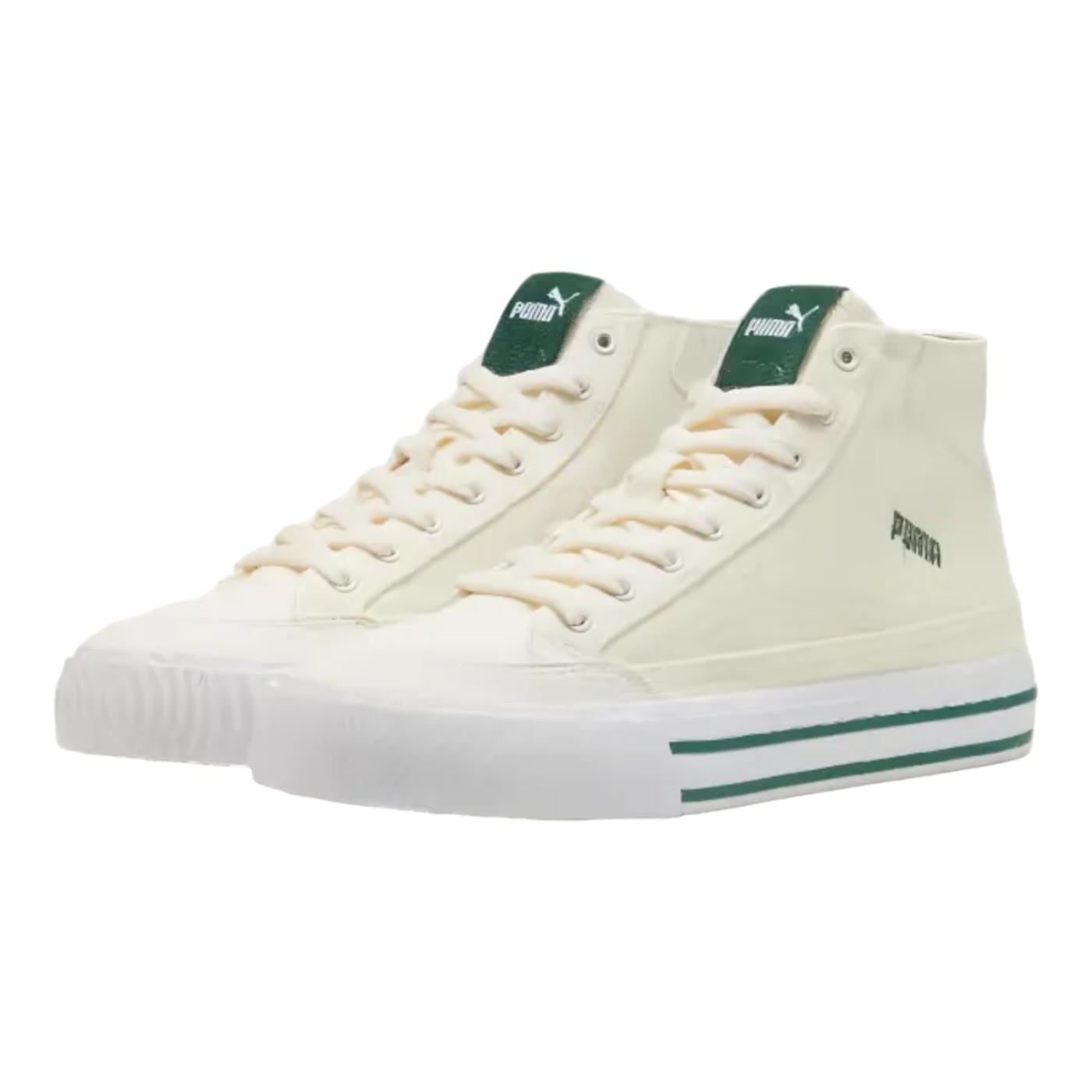 TENIS PUMA HOMBRE BLANCO COURT PUMA CLASSIC VULC MID