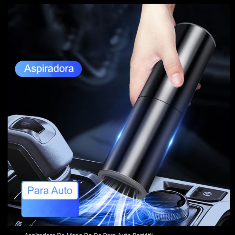 Mini Aspiradora De Mano Portátil Para Auto 4 Boquillas.