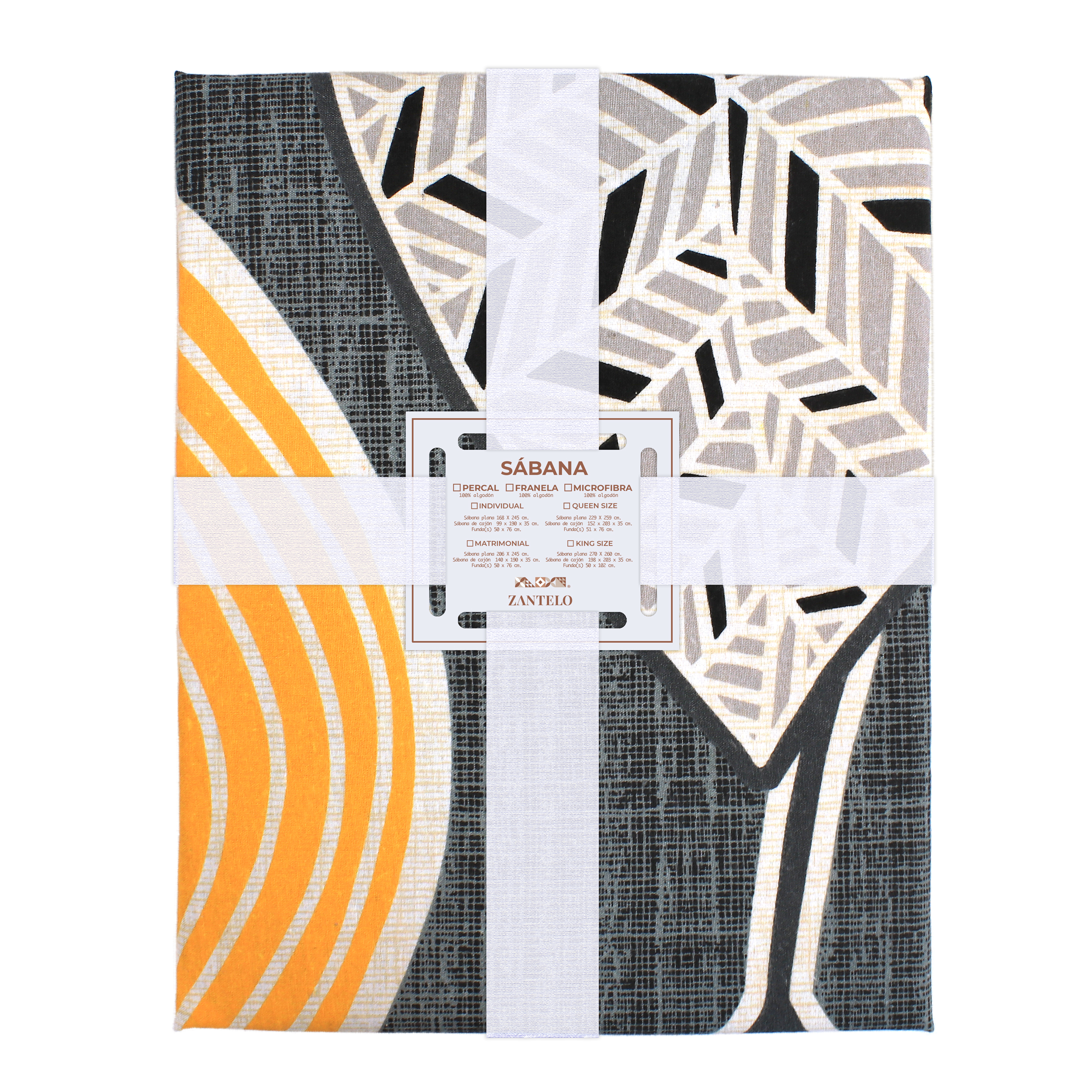 Sábana De Franela Queen Size Estampado - Logum Algodón 100% - Tacto Suave.