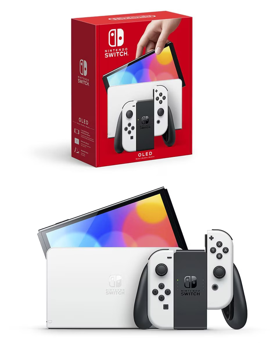Nintendo Switch OLED 64 GB Edición Standard Blanco.
