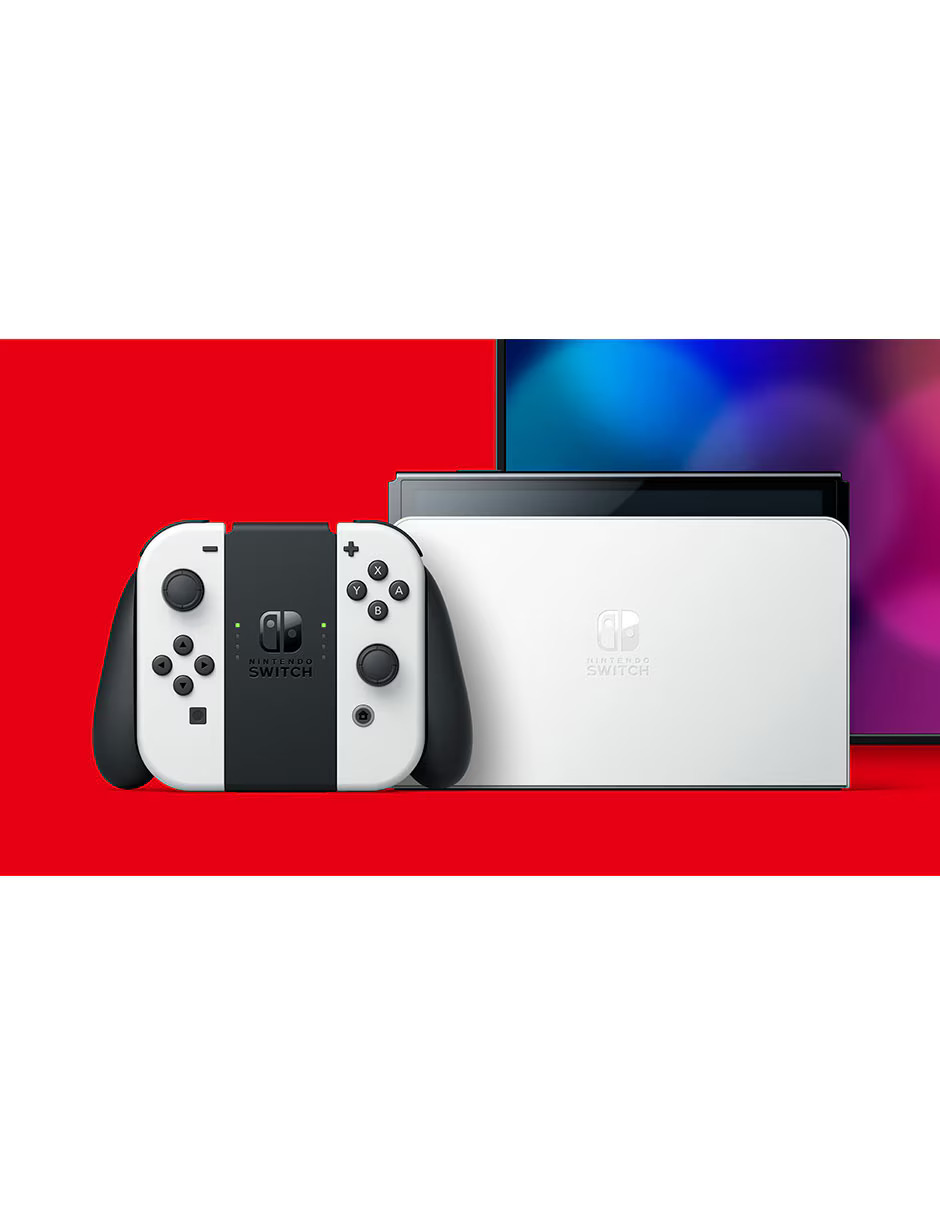 Nintendo Switch OLED 64 GB Edición Standard Blanco.