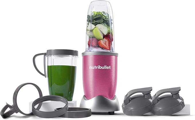 A Nutri Bullet - NB9-1301PINK Pro 13 piezas de color rosa baya, 900 W.