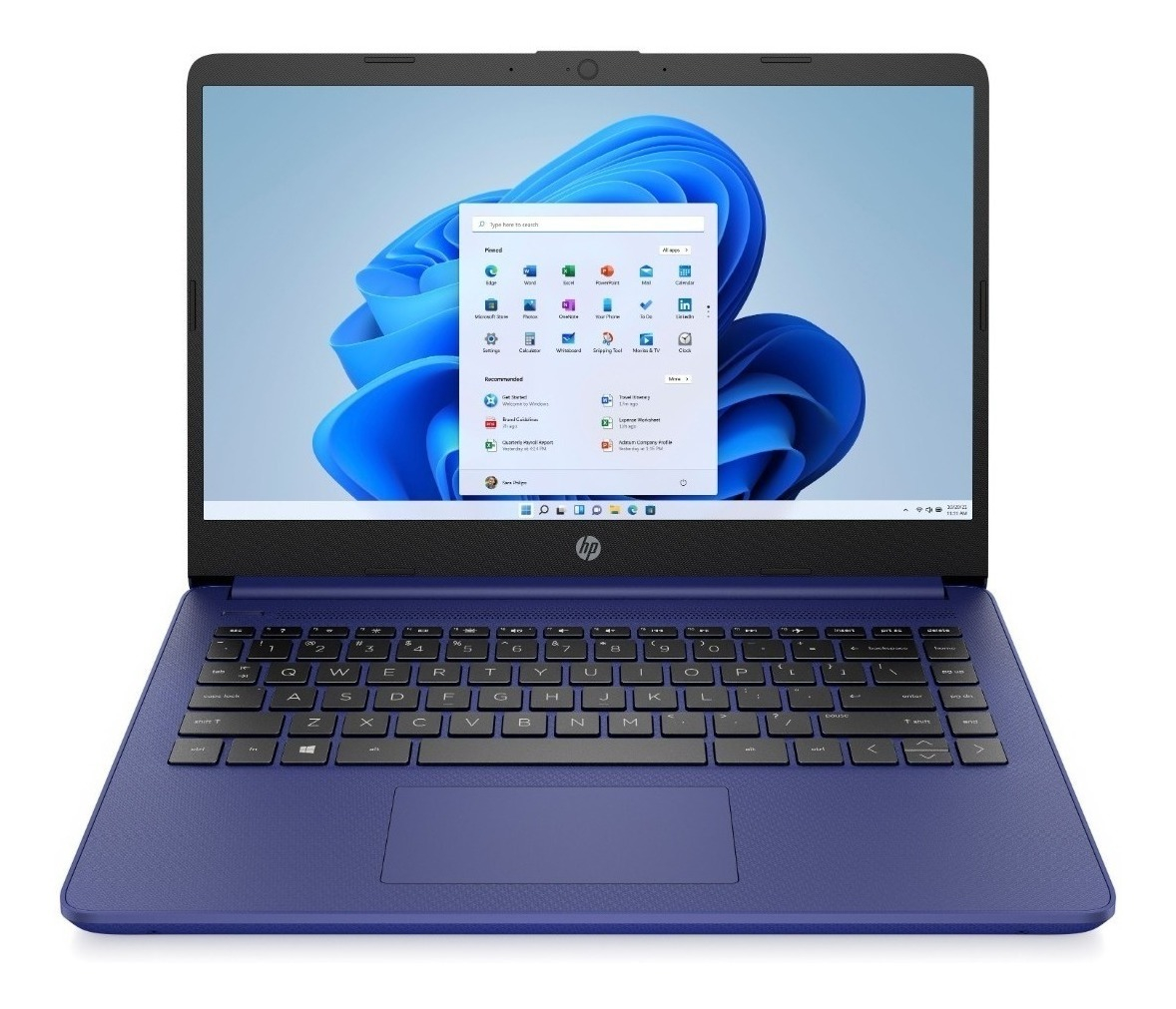Laptop Hp 14-dq2521la Int Core I3 Ram 8gb Ssd 256gb Azul.