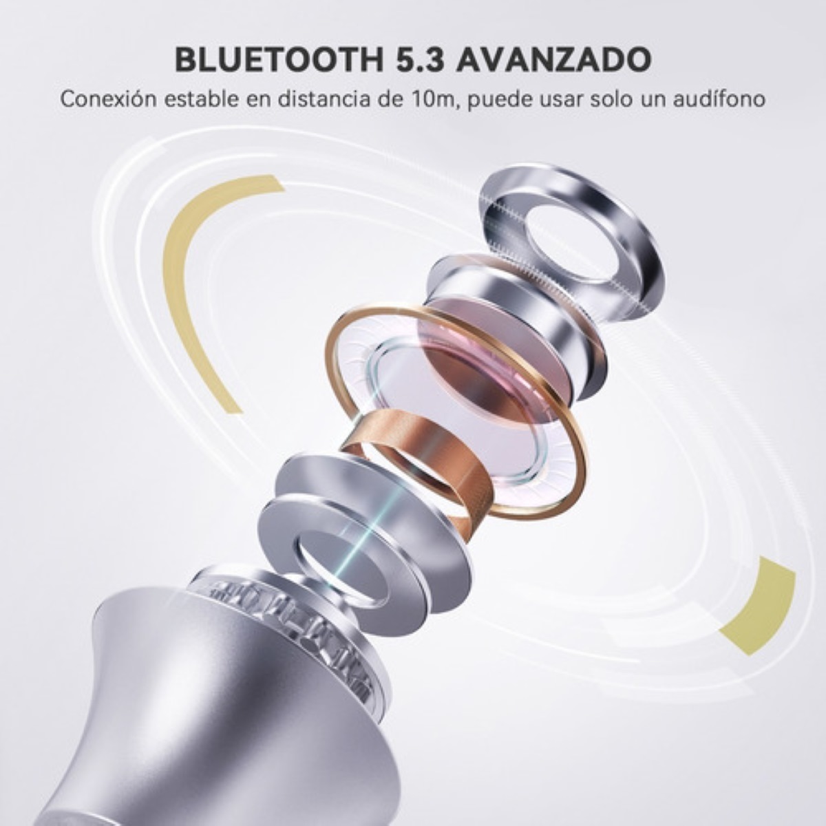 "Audífonos Inalámbricos Mini Microfono Para Ios Android Bt5.3 Verde "