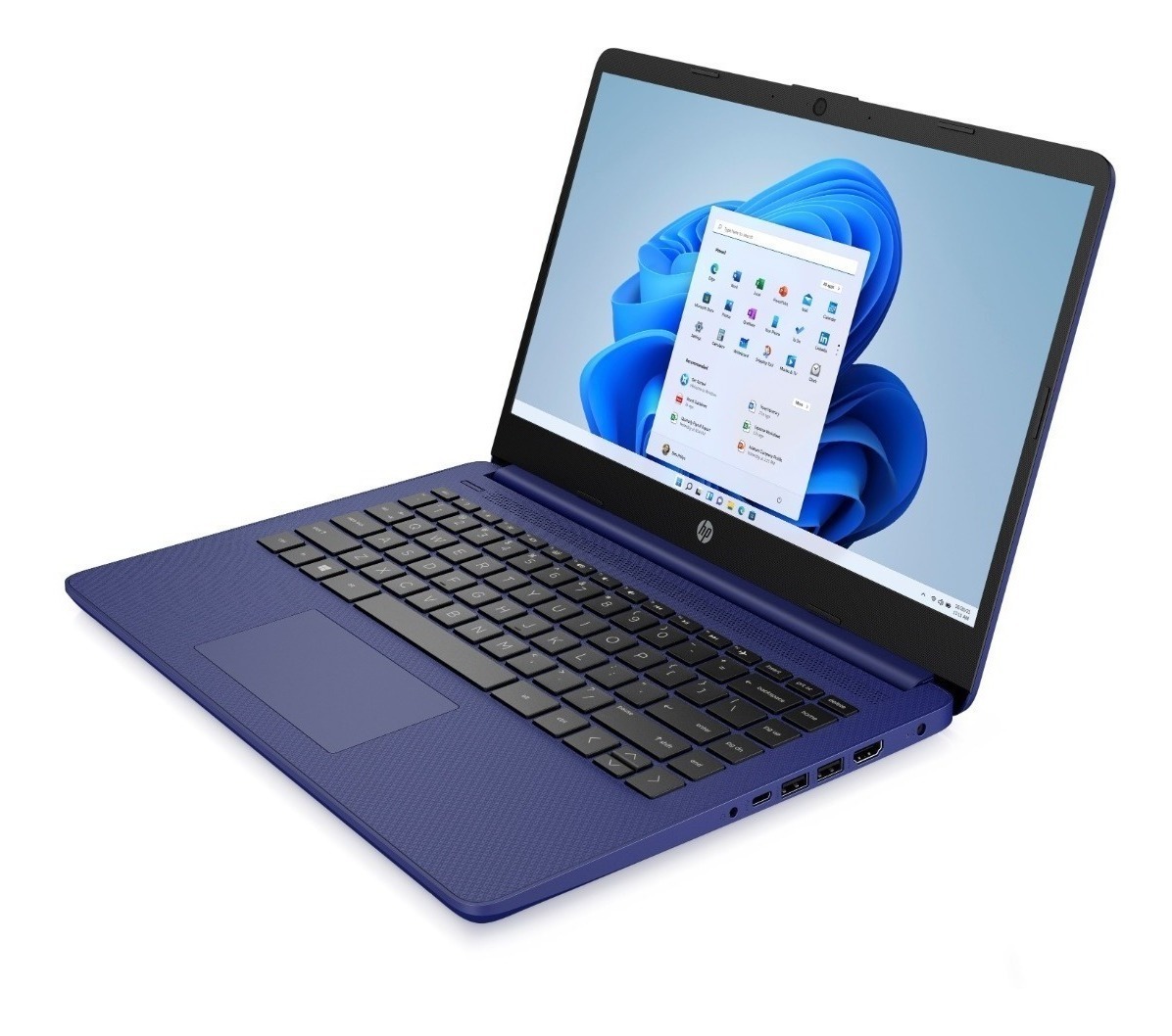 Laptop Hp 14-dq2521la Int Core I3 Ram 8gb Ssd 256gb Azul.