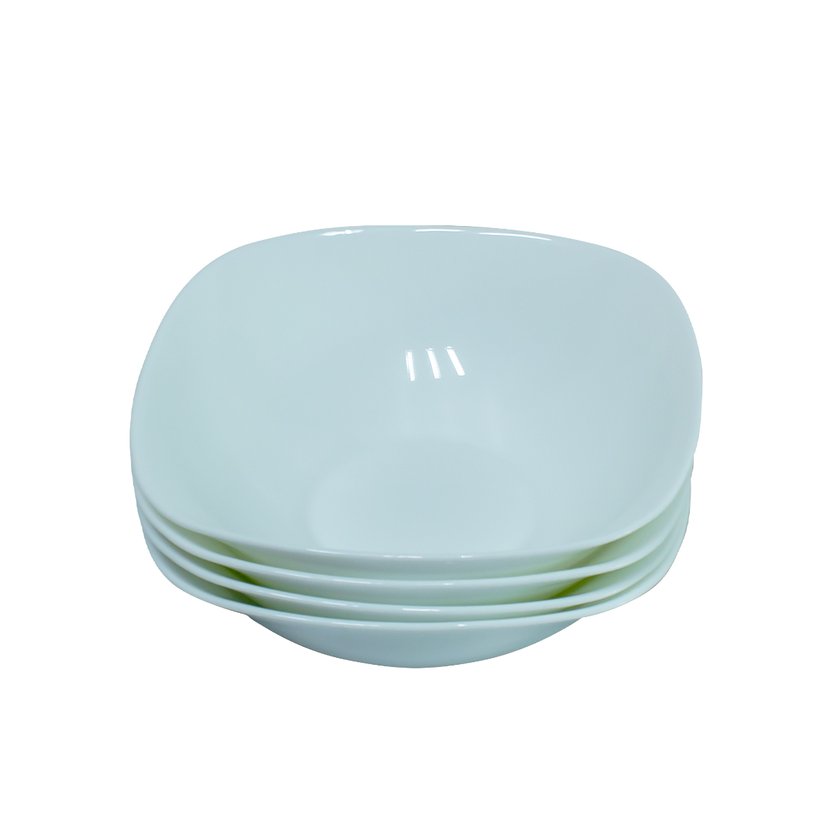 VAJILLA 12 PZAS OPAL GLASS BLANCA GIBSON .