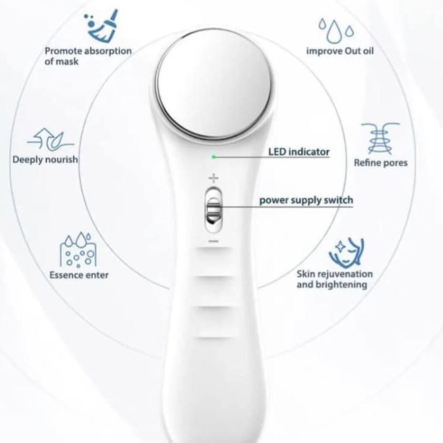 Masajeador Facial Rejuvenecedor + Suero Antiedad.