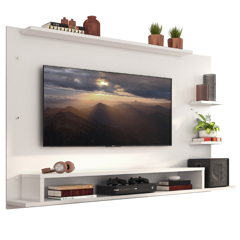 Panel para Tv hasta 60 Pulgadas Madesa Alfa Blanco.