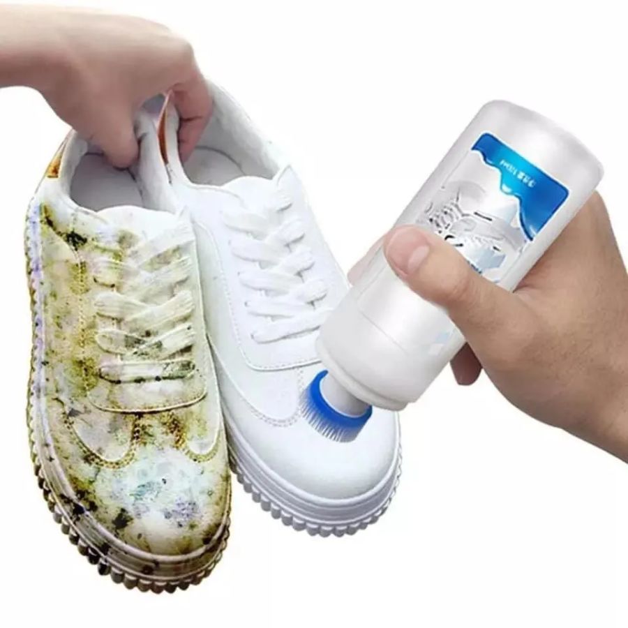 Espuma Blanqueador de Tenis solo calzado blanco .