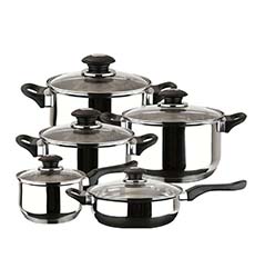 [8429113110291] BATERIA DE COCINA 10 PIEZAS FAMILY ACERO INOX MAGEFESA
