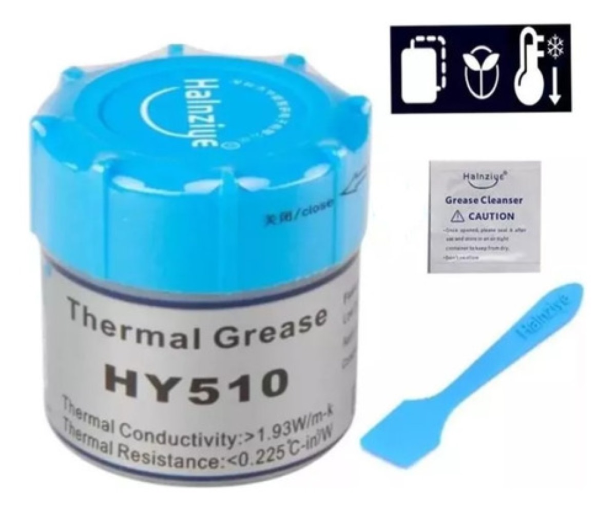 Pasta Térmica Gris 10gr Halnziye Hy510 Para Ps5,xbox,led,gpu
