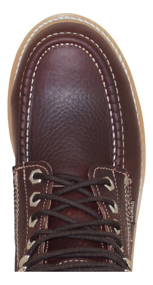 Bota De Trabajo Industrial Establo 513 Para Caballero Color Shedron.