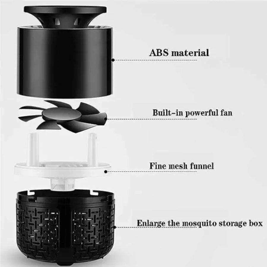 Lampara LED Antimosquitos Luz Ultravioleta.