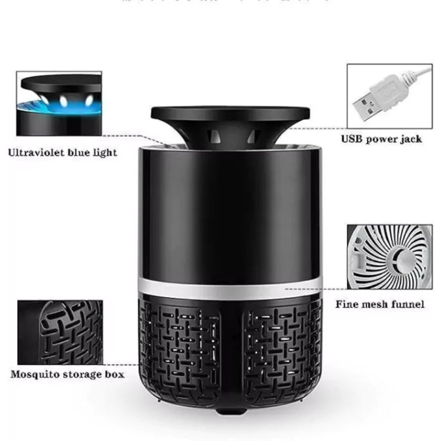 Lampara LED Antimosquitos Luz Ultravioleta.