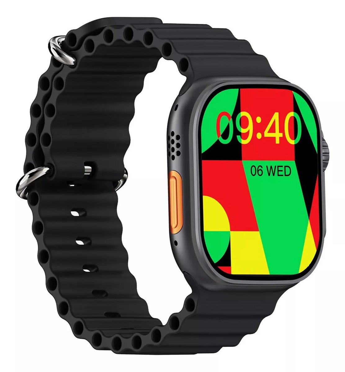 Smart Watch Smart Band Reloj Inteligente W69 Fralugio Nfc 2gb Rom Mp3 NEGRO 