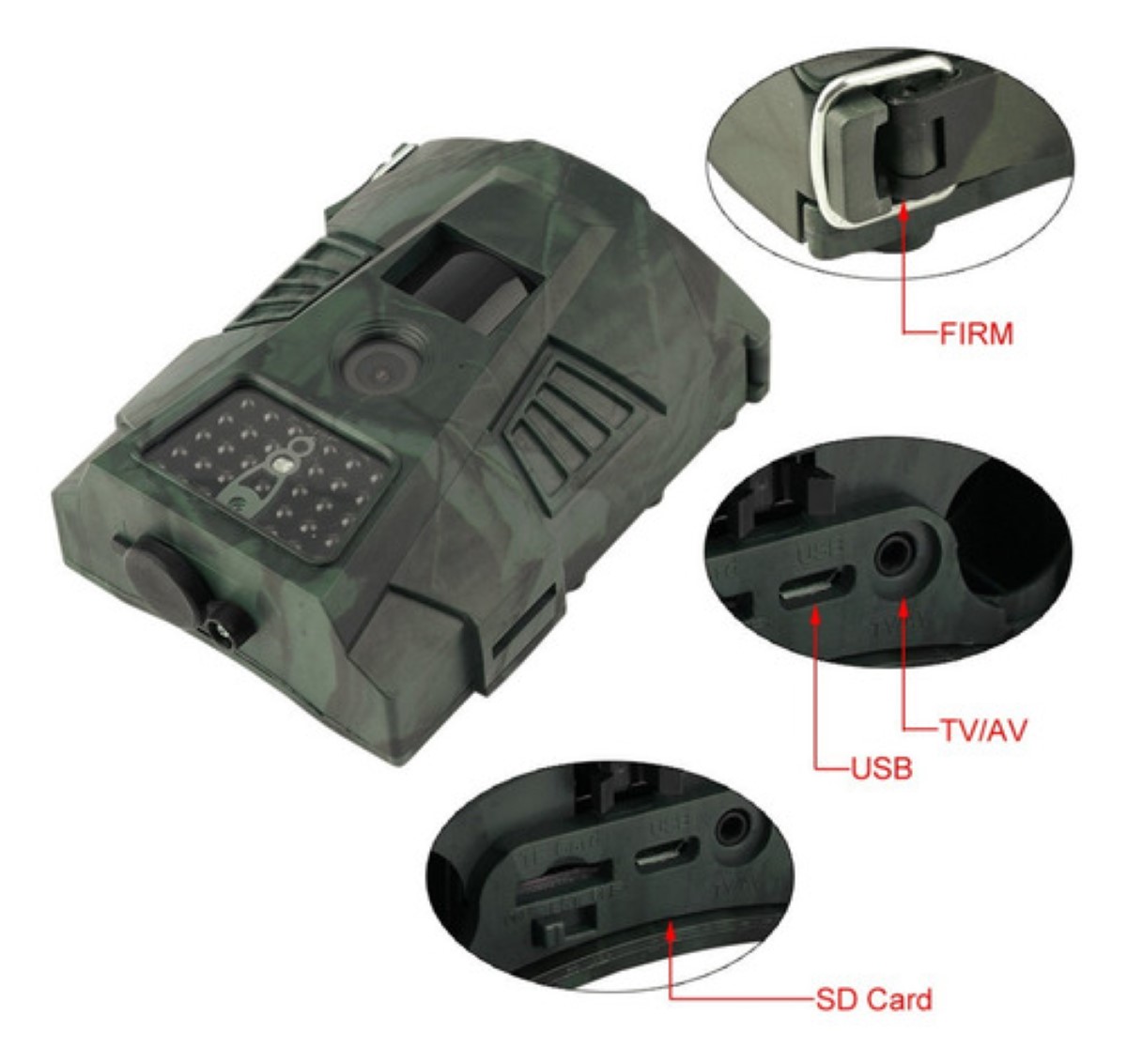 "Cámara De Vigilancia Para Caza 1080 12mp Ip65 ".