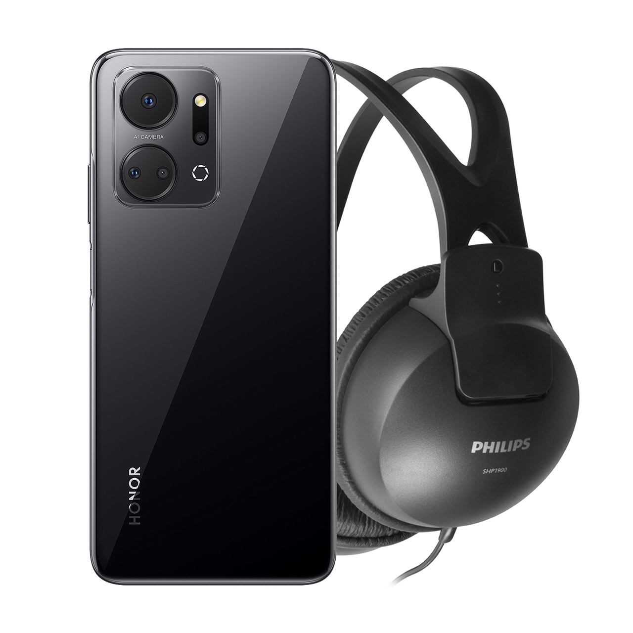 Honor X7A 6Gb 128Gb Negro Más Audífonos.