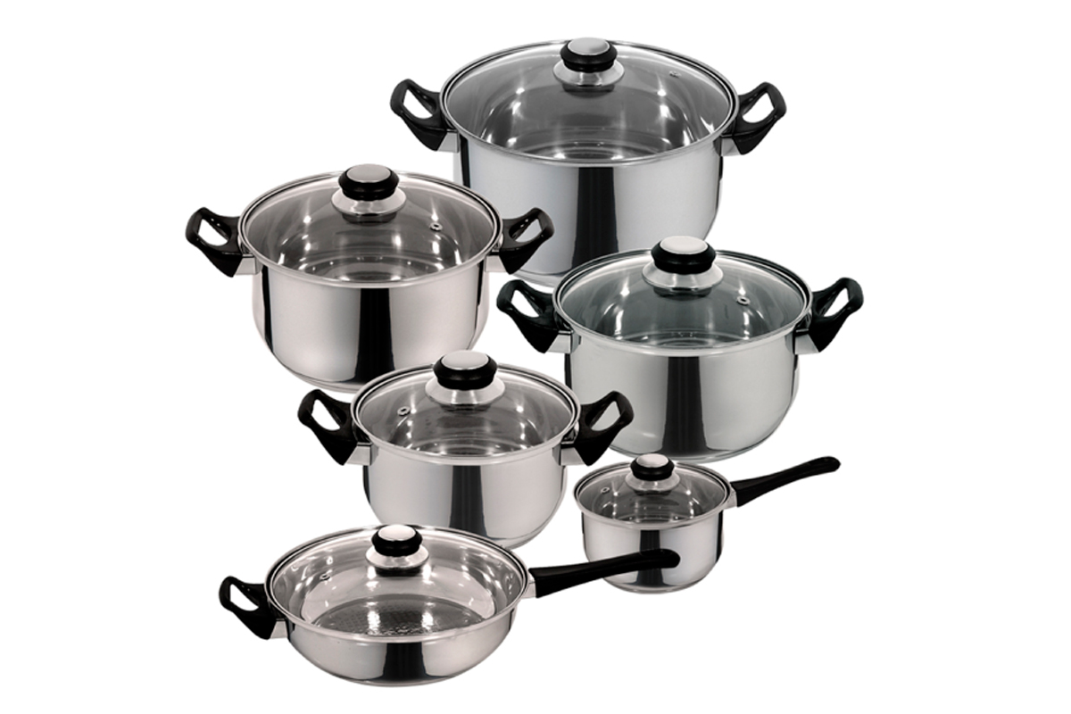 BATERIA DE COCINA 12 PZAZ MONTERREY MAGEFESA.