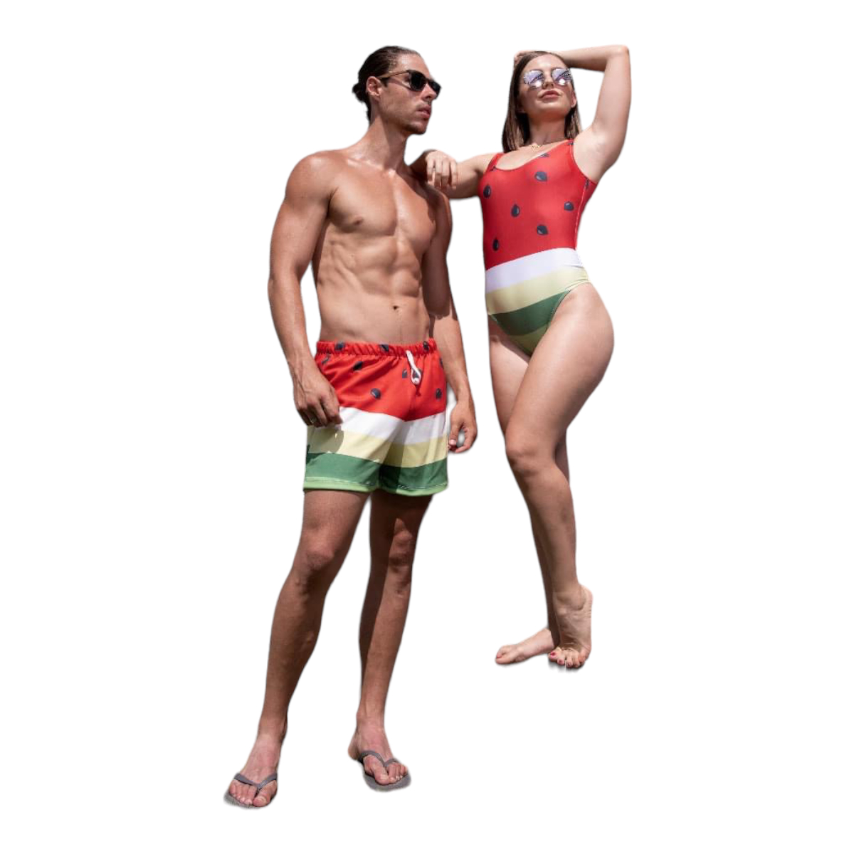 Duo Traje De Baño Pareja Sandia